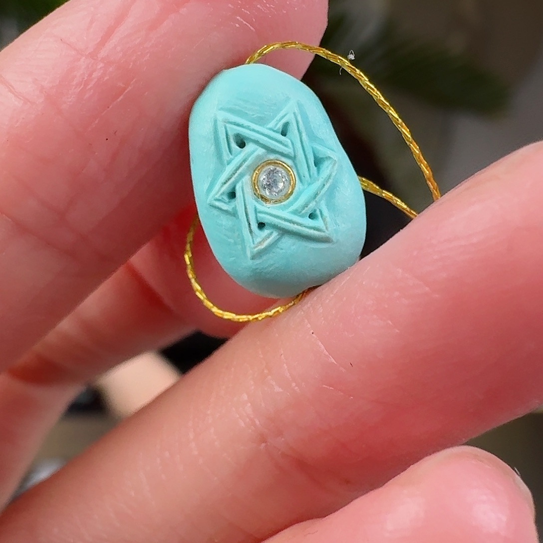 绿松石珠宝奇石未镶嵌