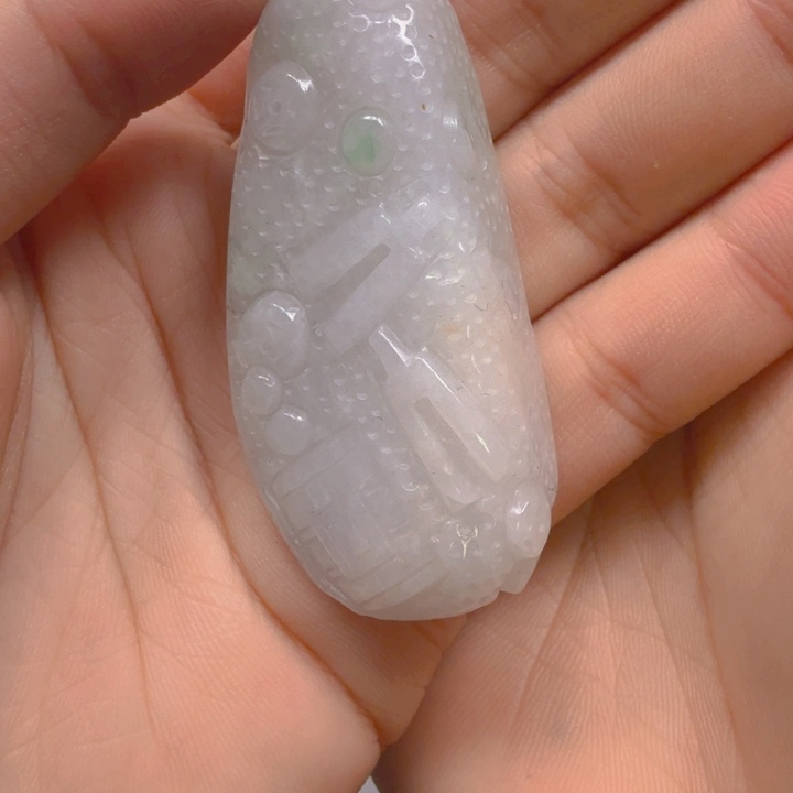 翡翠颈饰未镶嵌1*3天然翡翠直播闪购