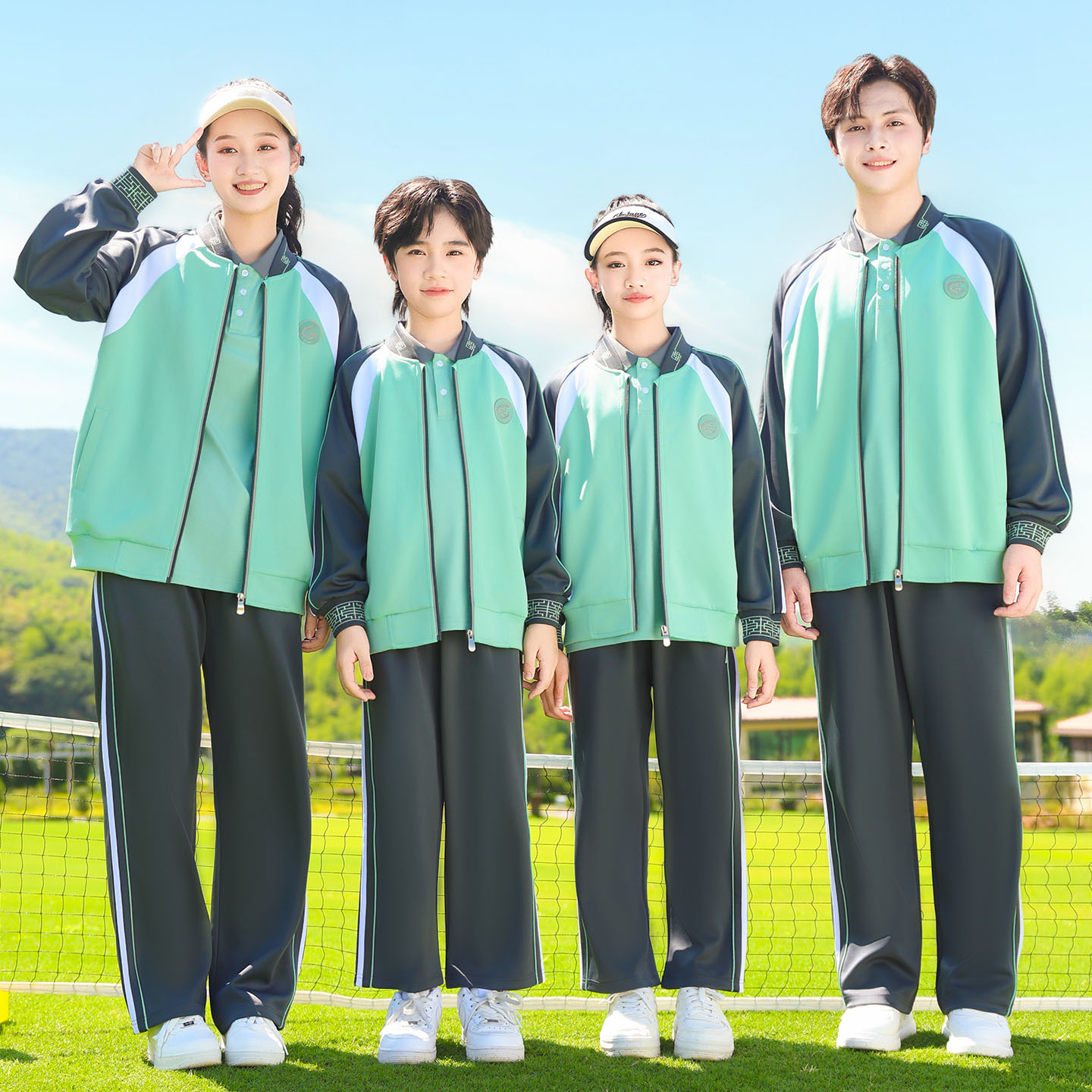 江西省赣州市中小学生校服小学生统一校服指定款运动套装厂家直销