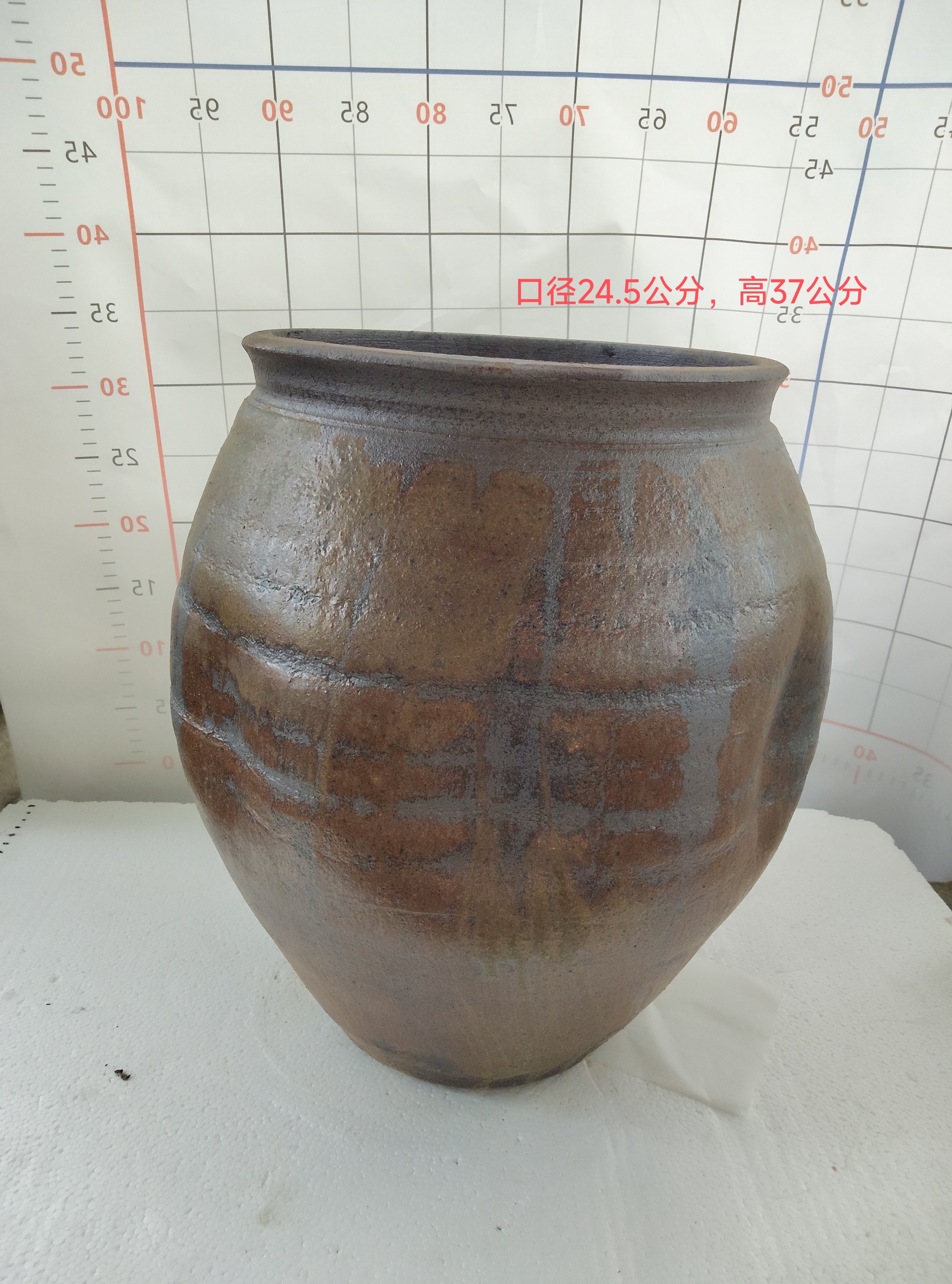 特大号透气粗陶盆流泉枫陶瓷梅花盆清仓捡漏复古陶罐家用陶土陶罐