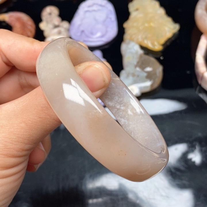 硅化珊瑚（珊瑚玉）手镯未镶嵌55