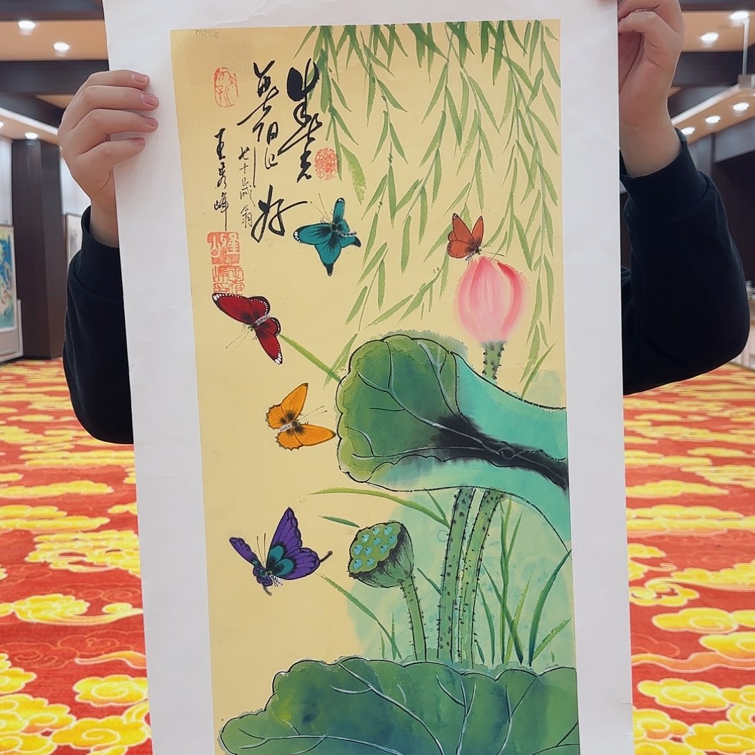 国画艺术家的作品