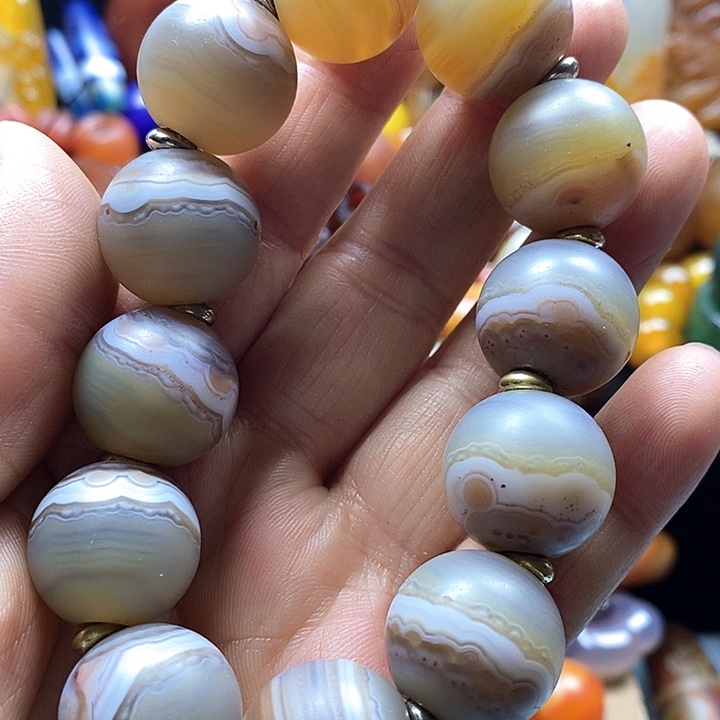 玛瑙/玉髓手链未镶嵌