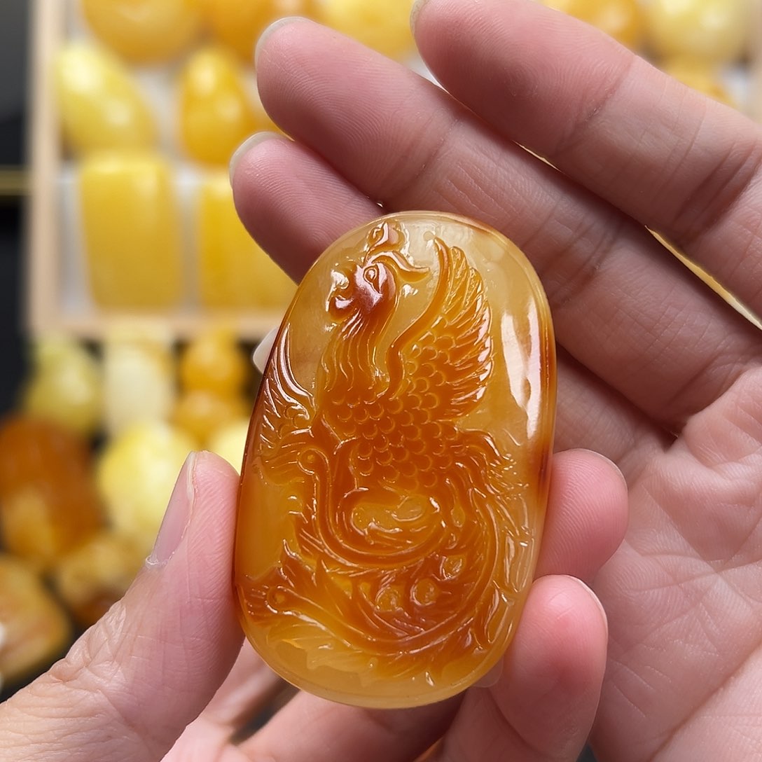 蜜蜡颈饰未镶嵌蜜蜡