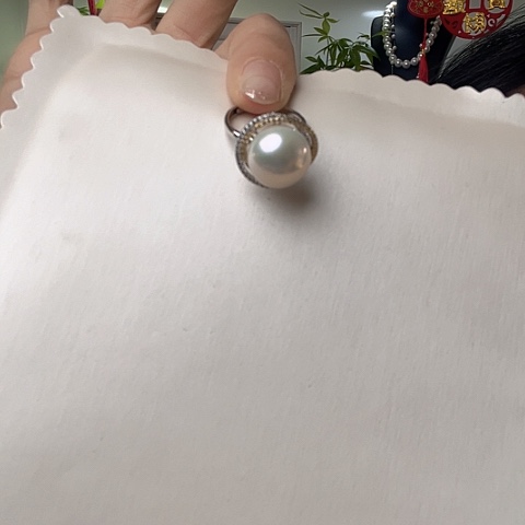 淡水珍珠戒指未镶嵌某*女