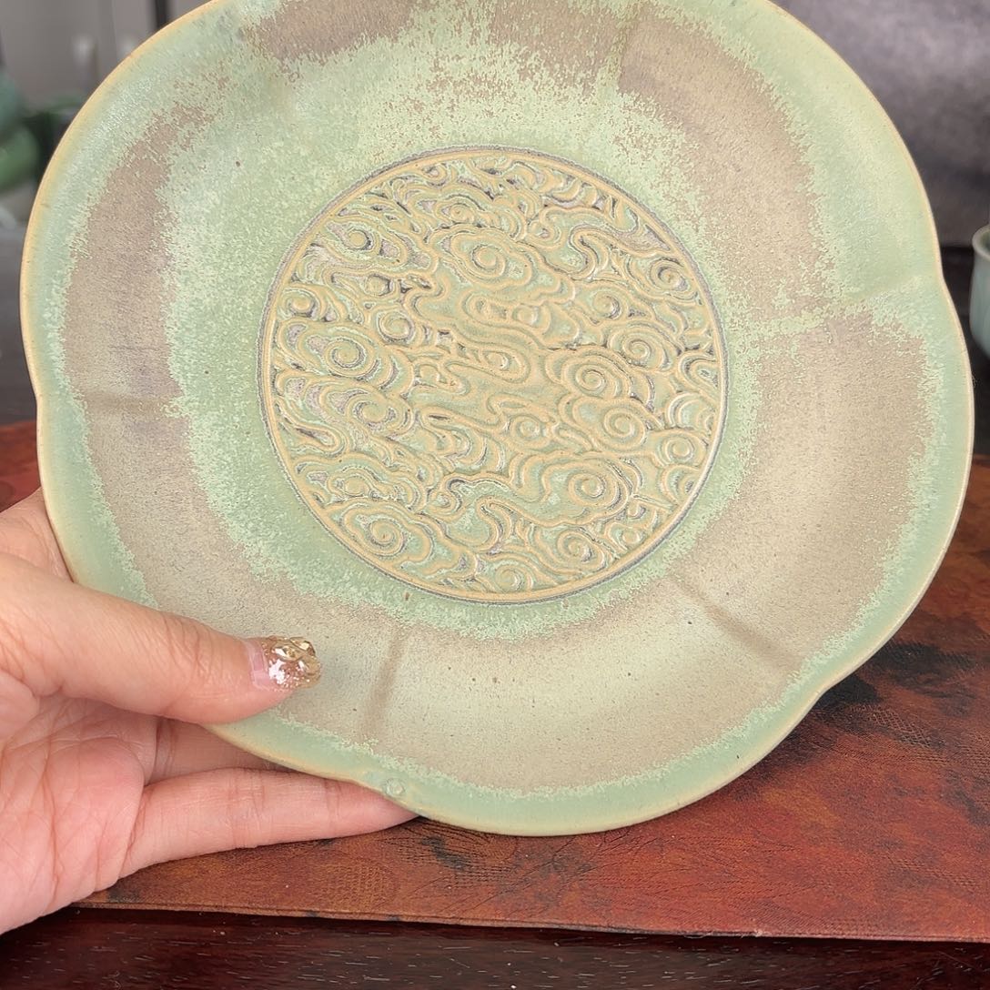 龙泉云间青瓷小米茶器