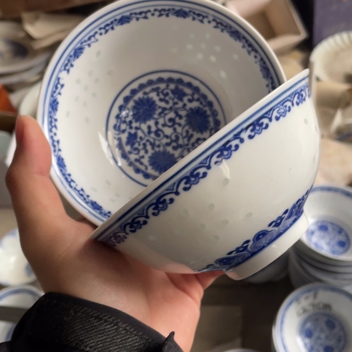 碗瓷景德镇高温细白瓷餐具