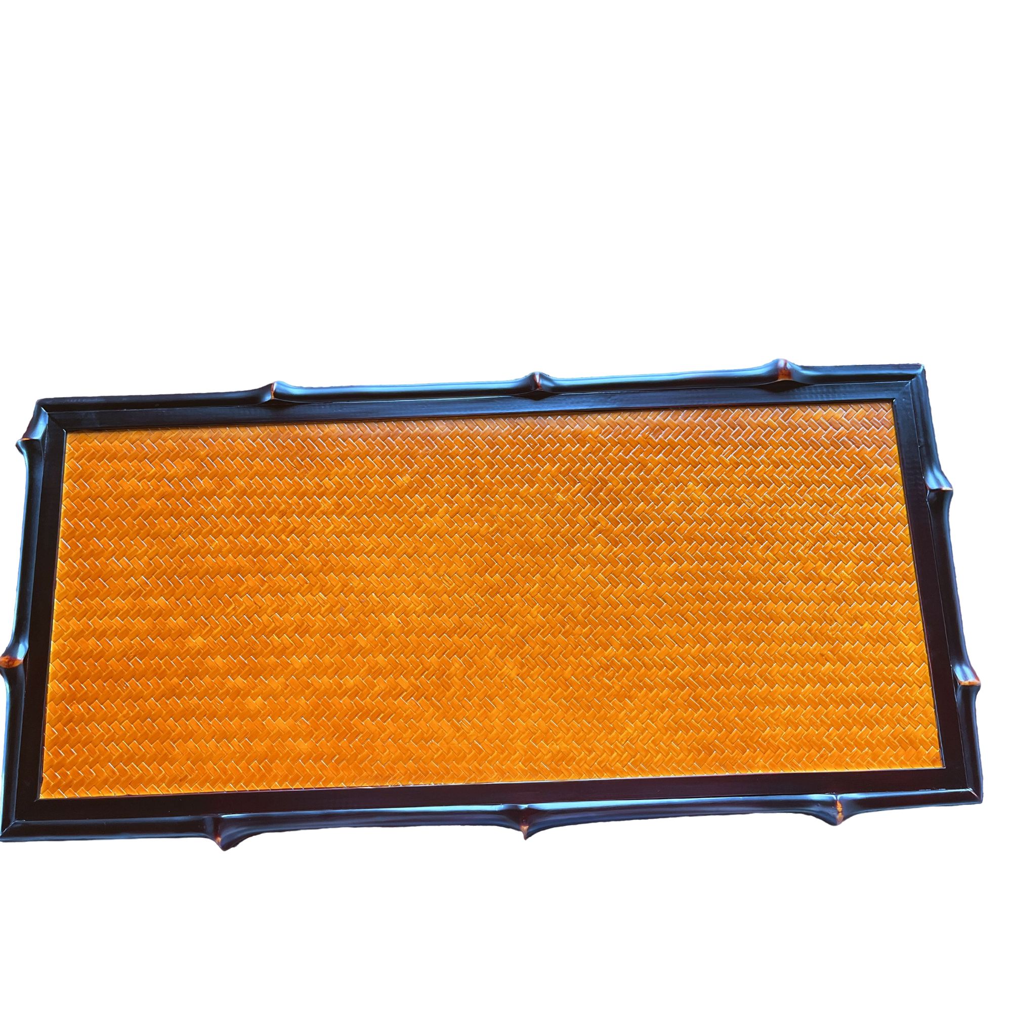 筇竹茶盘家用干泡盘竹制茶具托盘长方形收纳盘茶台奉茶盘