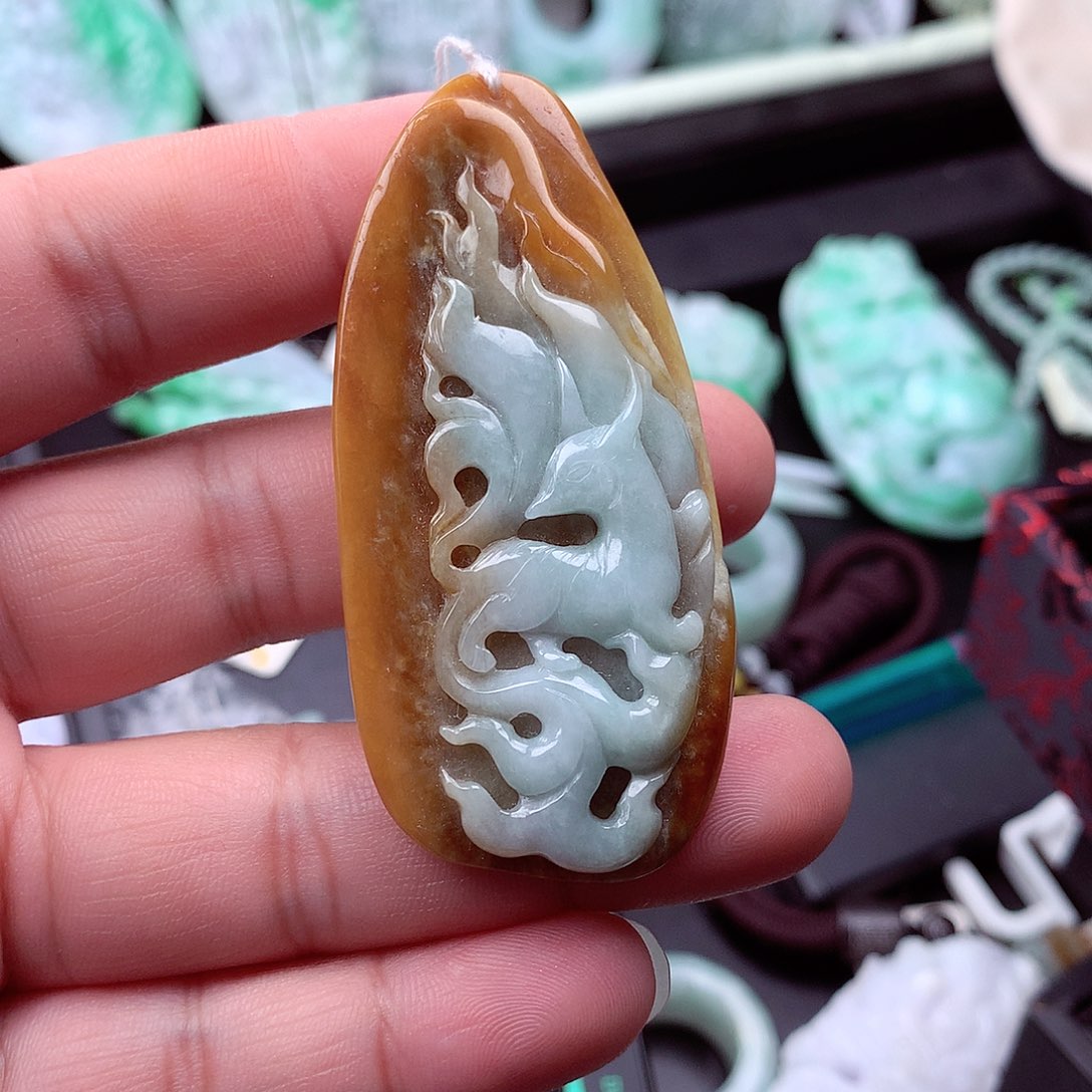 翡翠吊坠(不含链)未镶嵌梦*