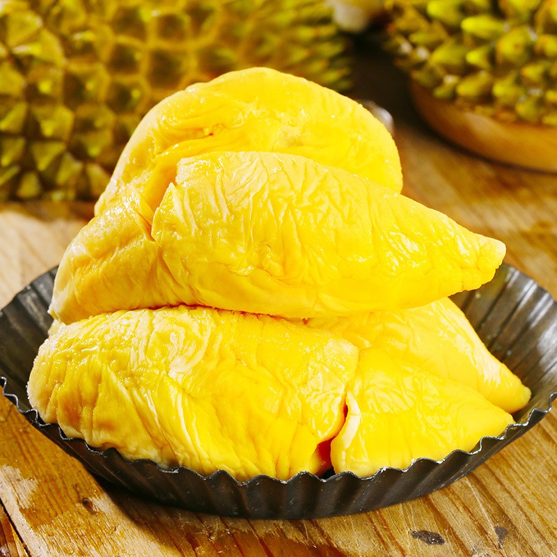 【1-2人的快乐】树熟核小金枕榴莲纯新鲜果肉1斤/份，威海同城一小时到家金枕泰国越南