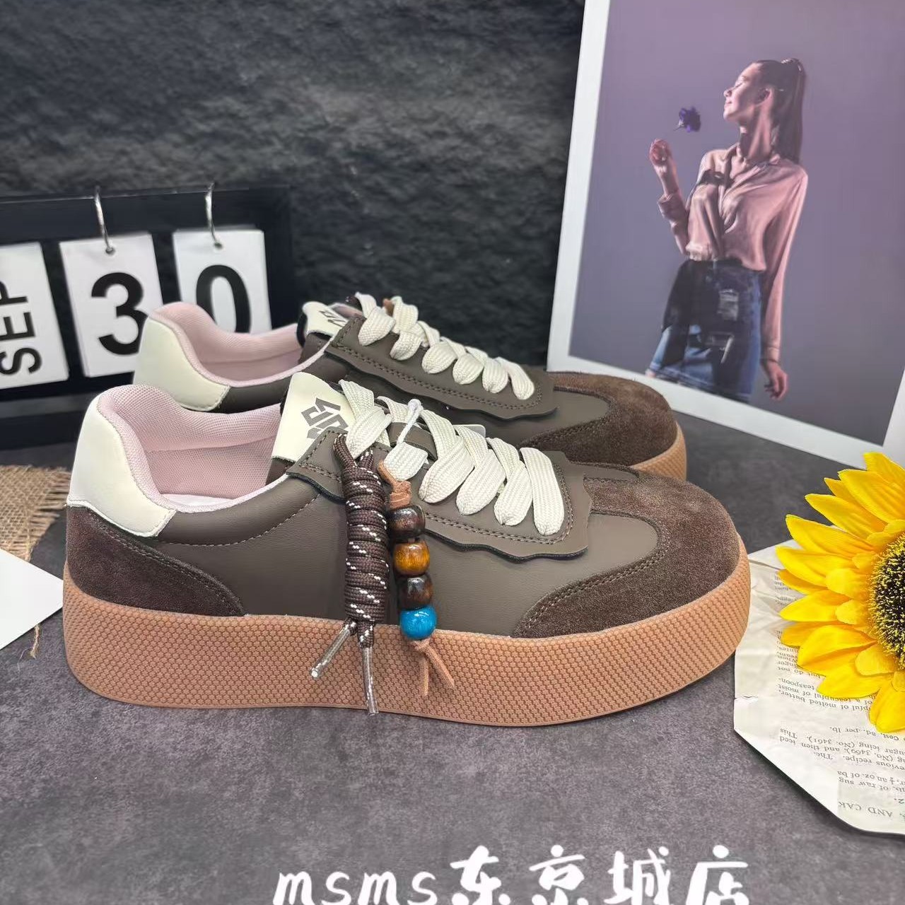 玛莎玛索早秋新款休闲百搭板鞋女鞋