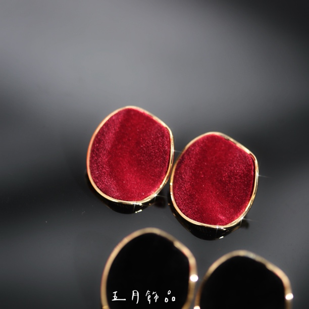 铜合金耳饰 铜合金耳饰 法式复古简约百搭气质耳钉