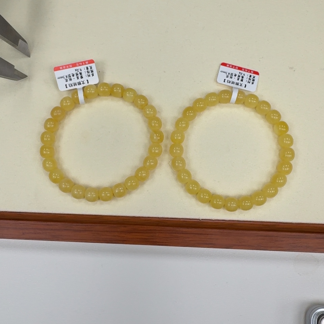 琥珀未镶嵌手链多样性发其一