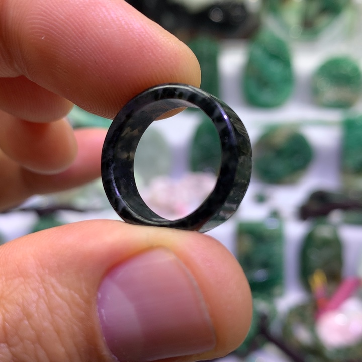 独山玉未镶嵌戒圈16.2内径