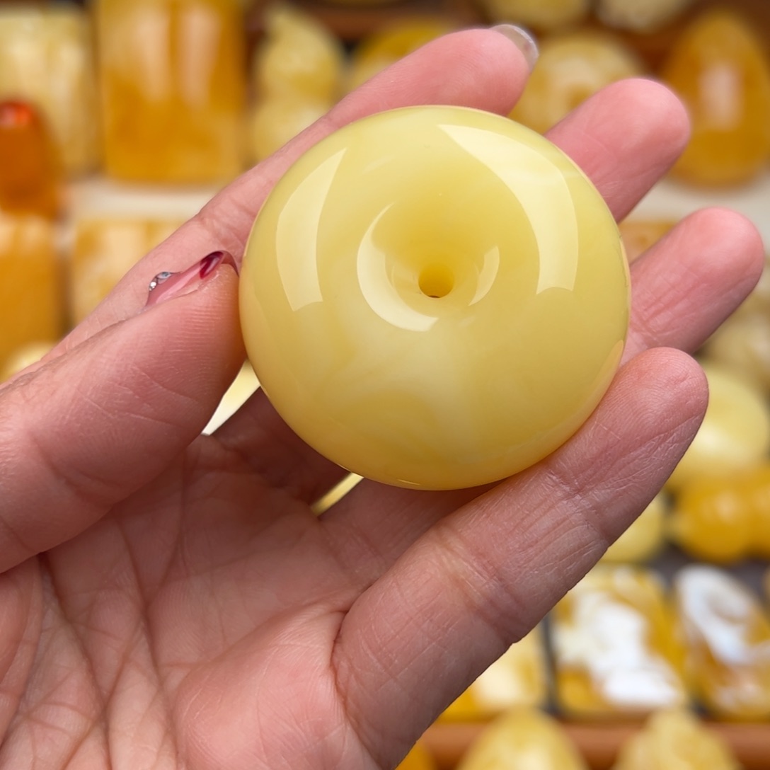 琥珀颈饰未镶嵌纯天然琥珀蜜蜡无优化