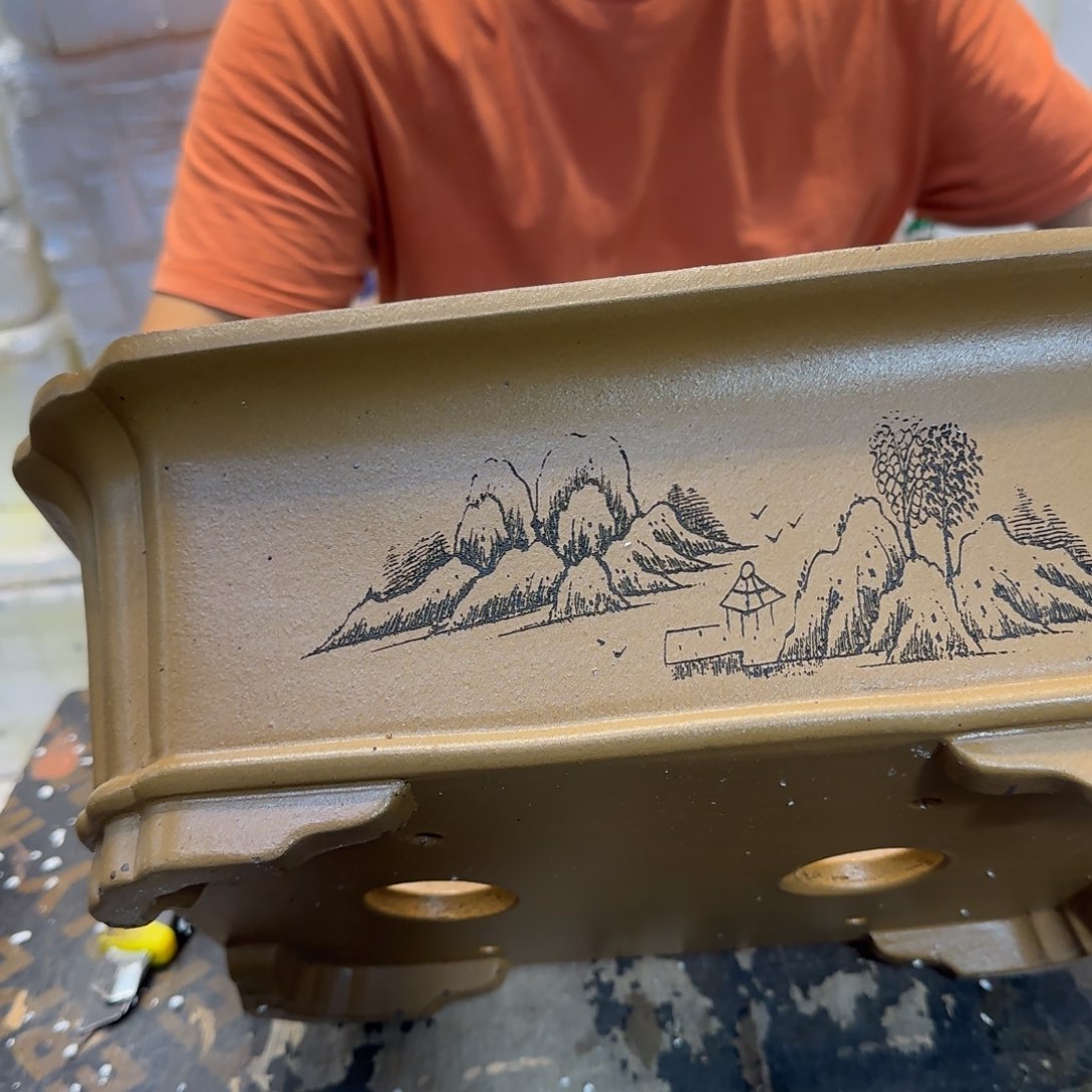 紫砂花盆紫砂紫砂口径28