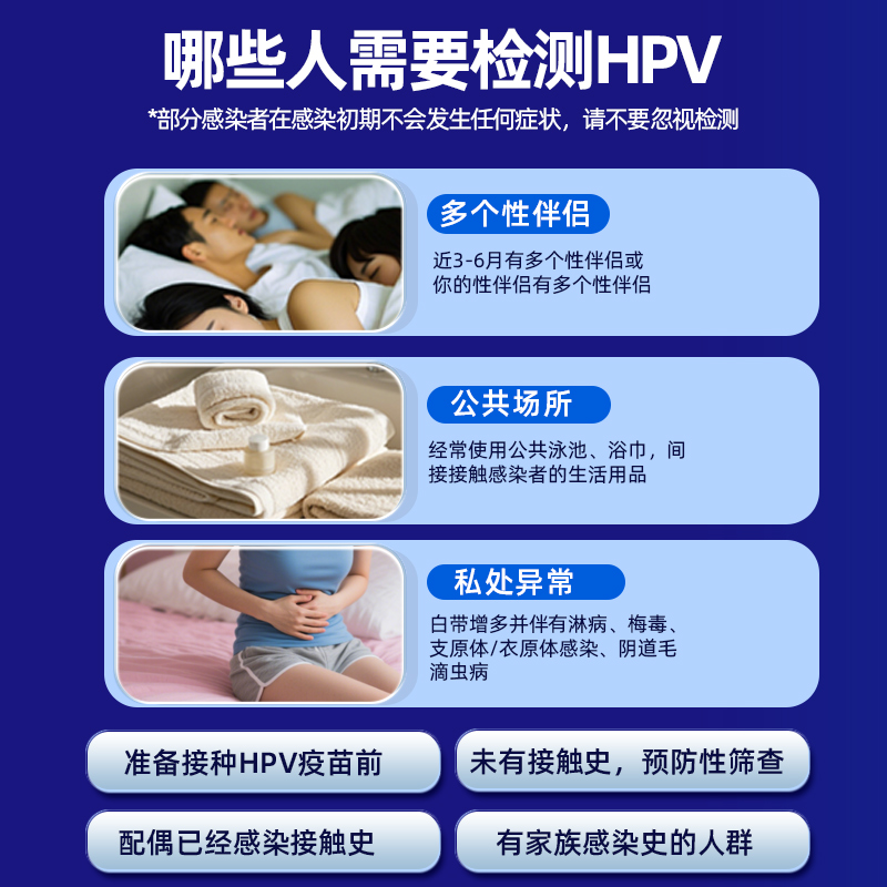 优禾康人乳头瘤病毒(HPV)探针试剂hpv测试纸hpv检查hpv检测试纸尖锐湿疣宫颈癌测试纸hpv检测试剂盒 图片 3
