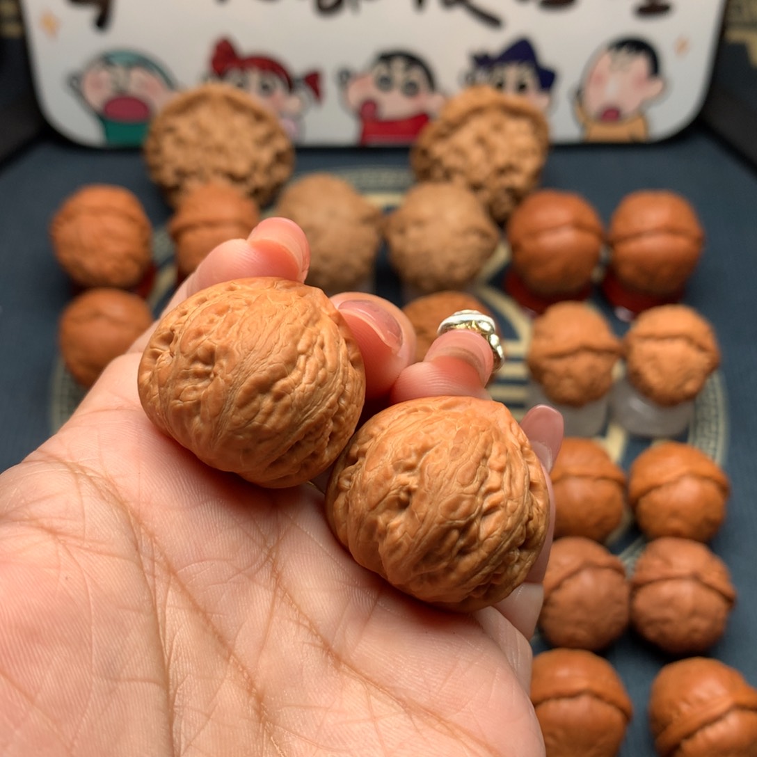 文玩核桃把件⒎***ᶜ核桃