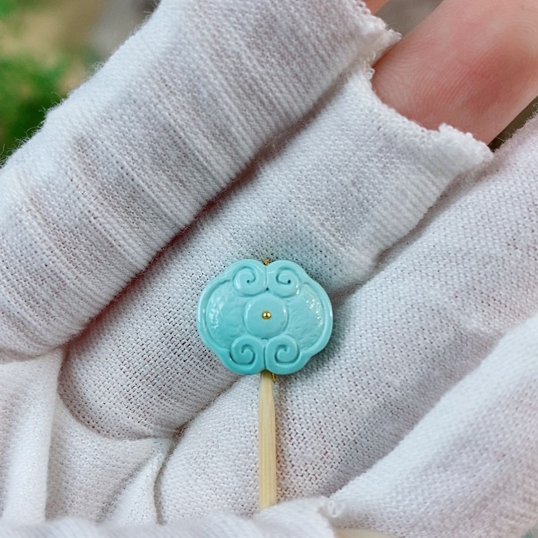 未镶嵌绿松石珠宝奇石