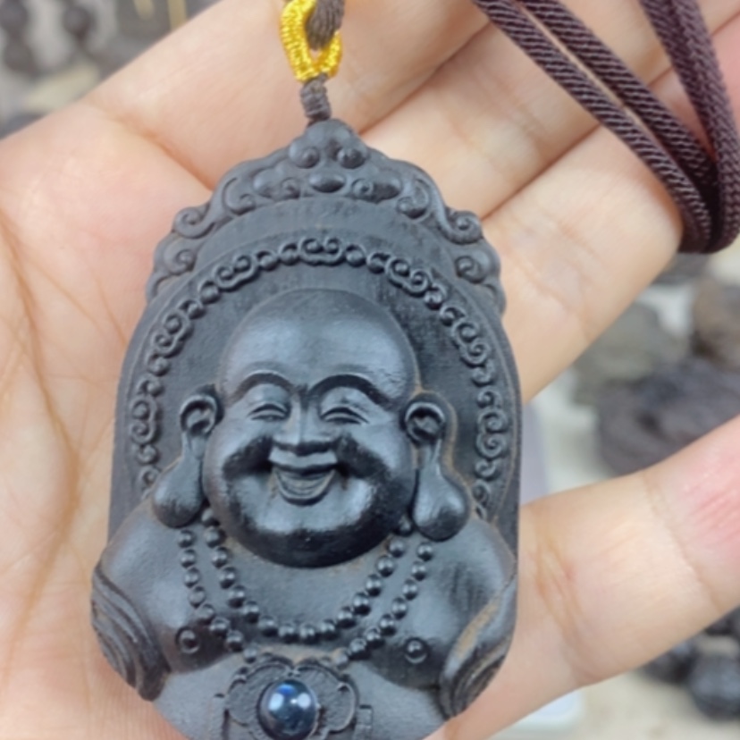 【闪购商品】木达拉干弥勒佛镶嵌绳