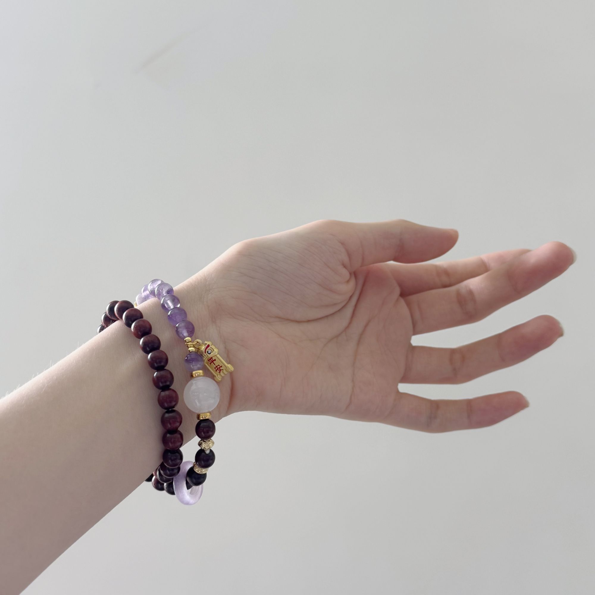 小叶紫檀精美手链无礼盒MK794