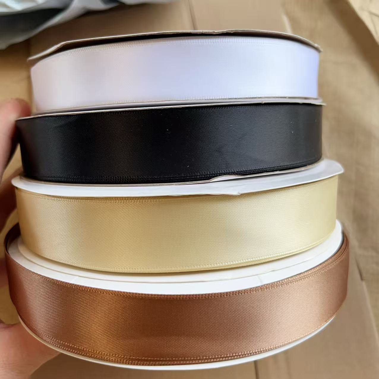 奥薇窗帘配件2.5公分涤纶丝带气球帘奥地利帘丝带装饰约90米左右