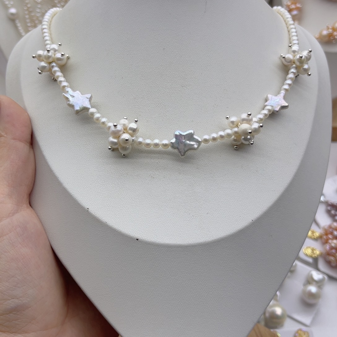 颈饰未镶嵌淡水珍珠