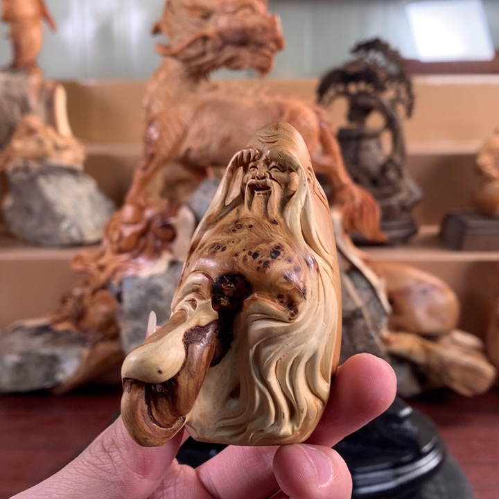 柏木（崖柏）根雕摆件