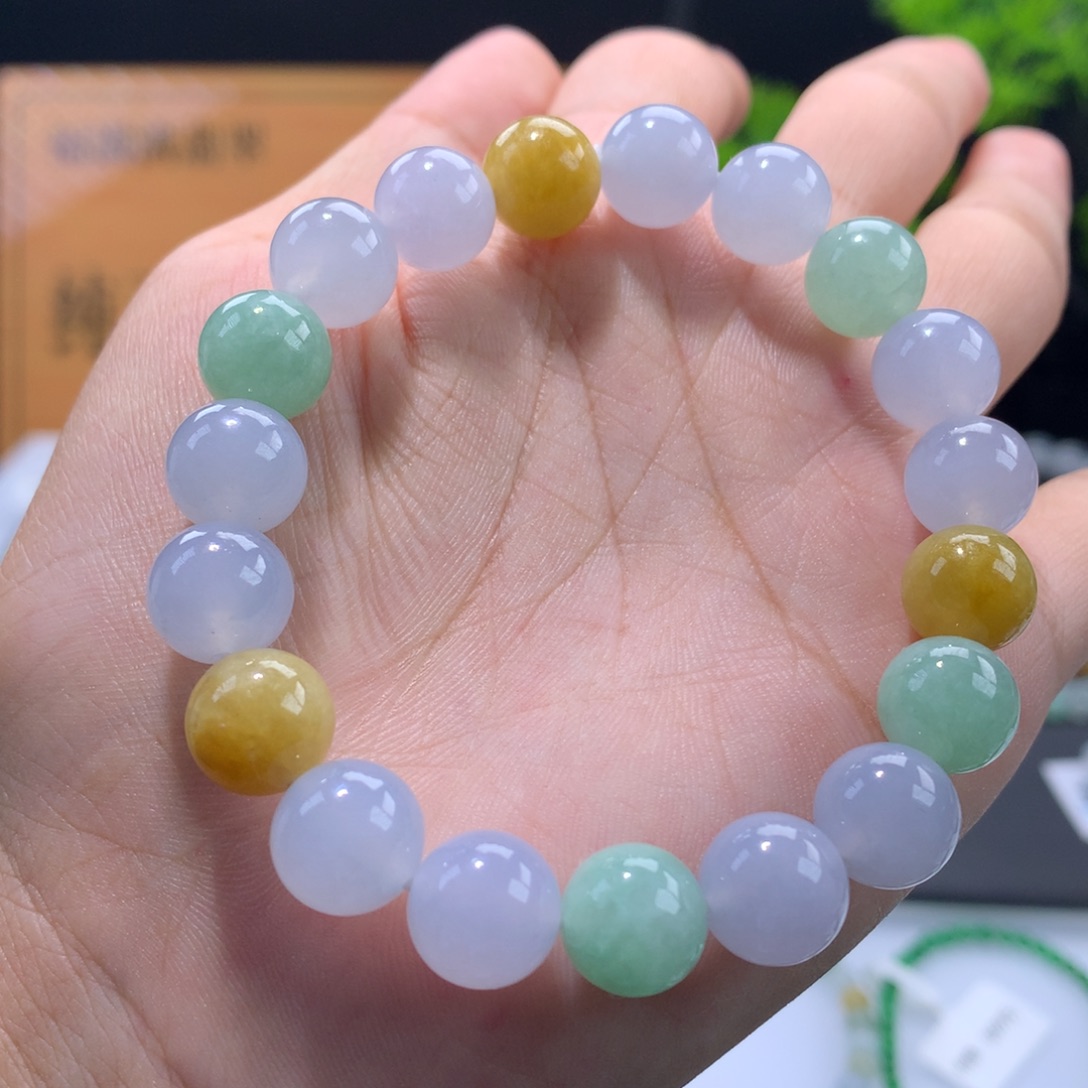 翡翠未镶嵌手链卡10