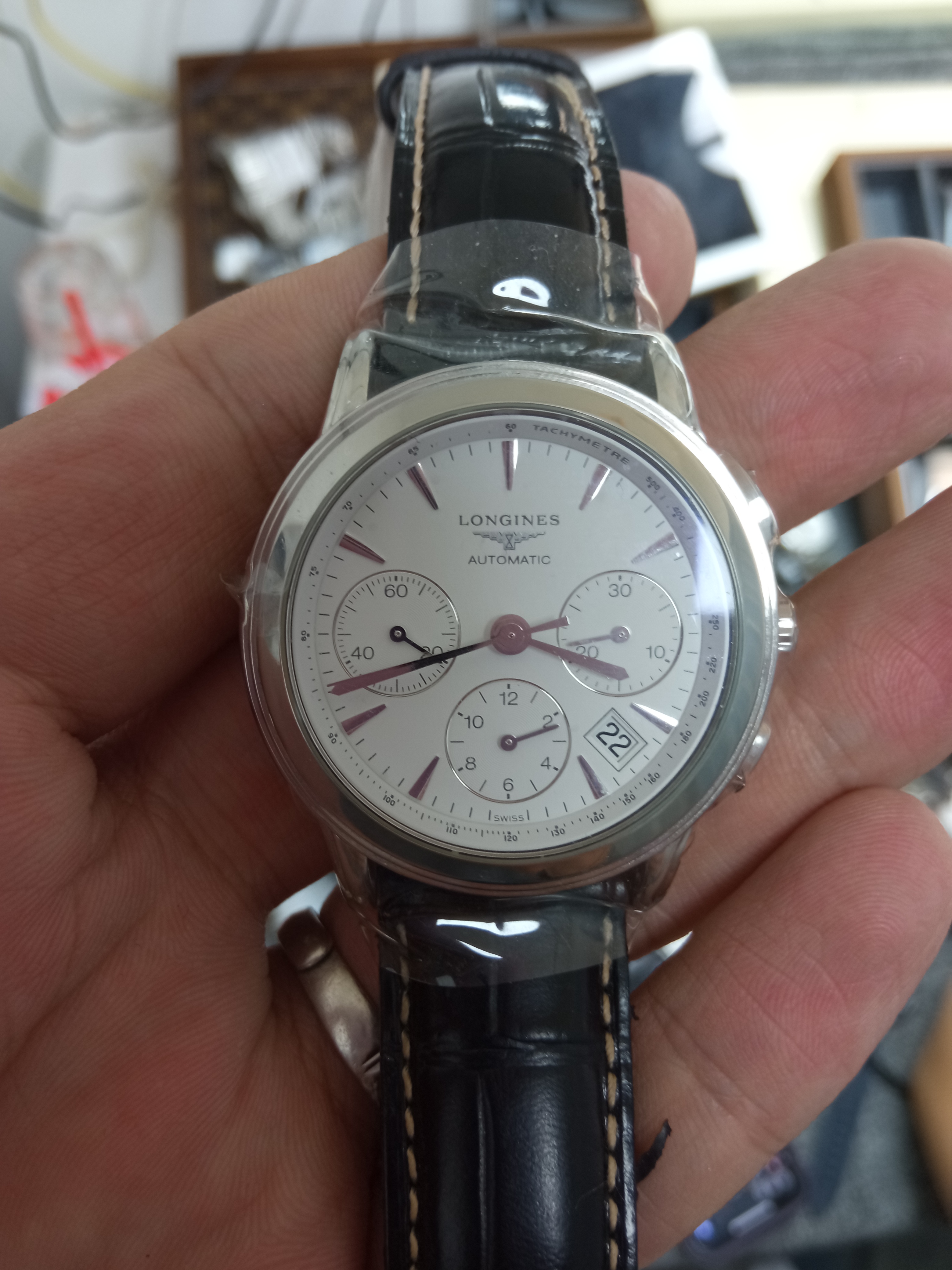 95新 Longines/浪琴 浪琴军旗计时 39毫米自动机械