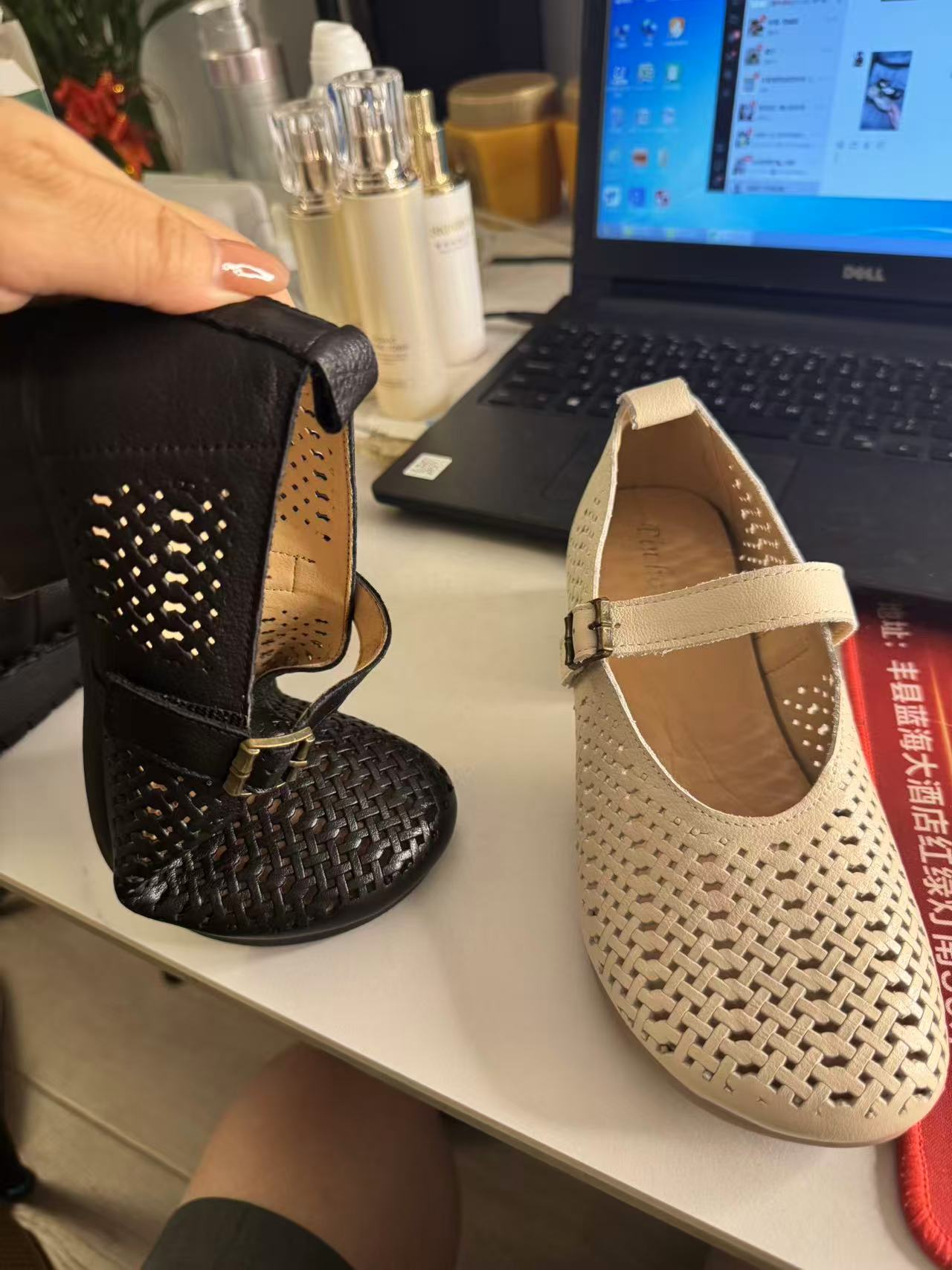 3159-6货号时尚真皮凉鞋