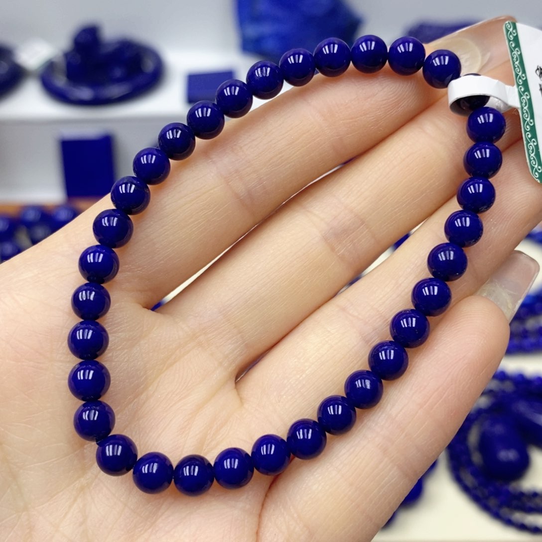 青金石未镶嵌颈饰5.4hao mi