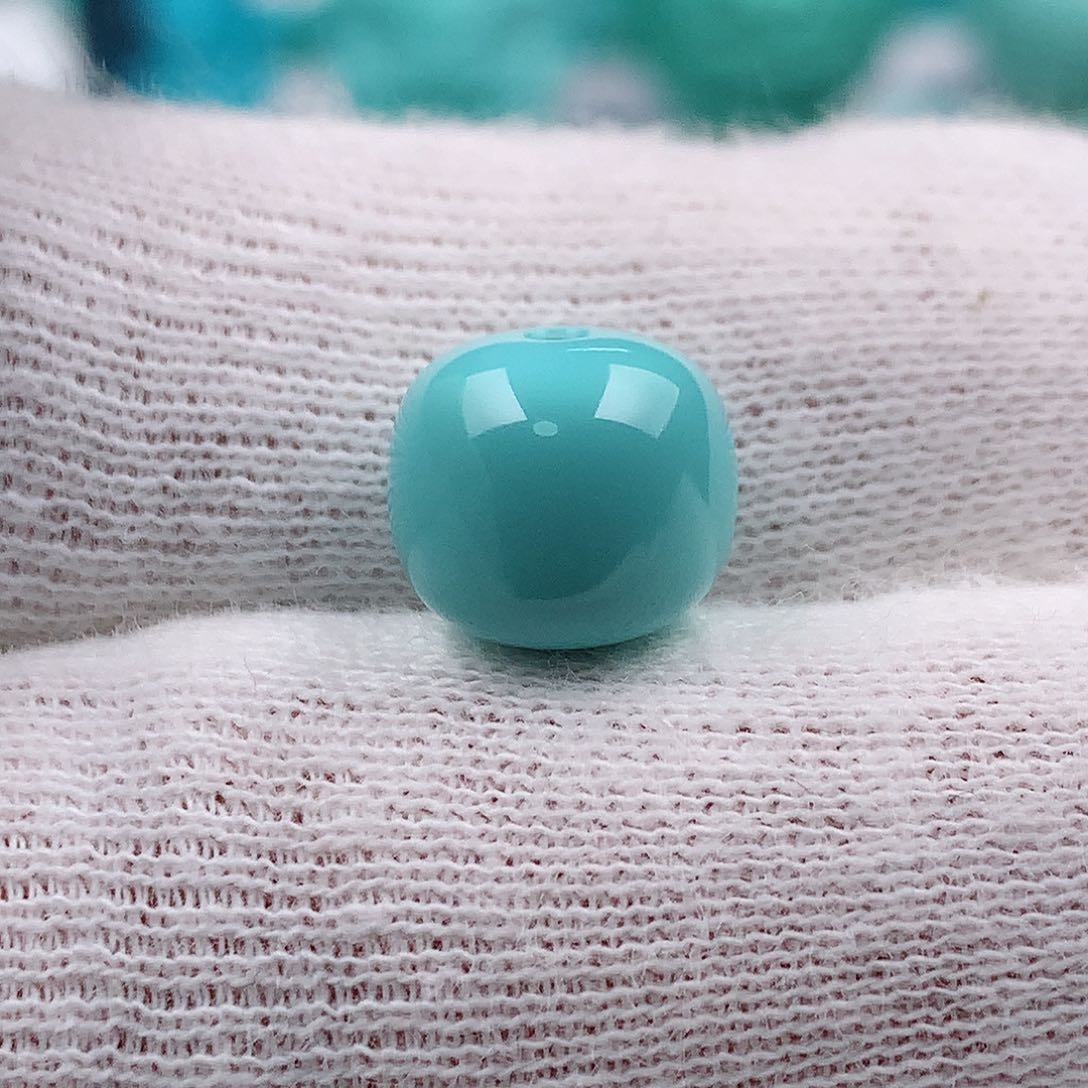 绿松石无暇老型10.5-9.22mm未镶嵌