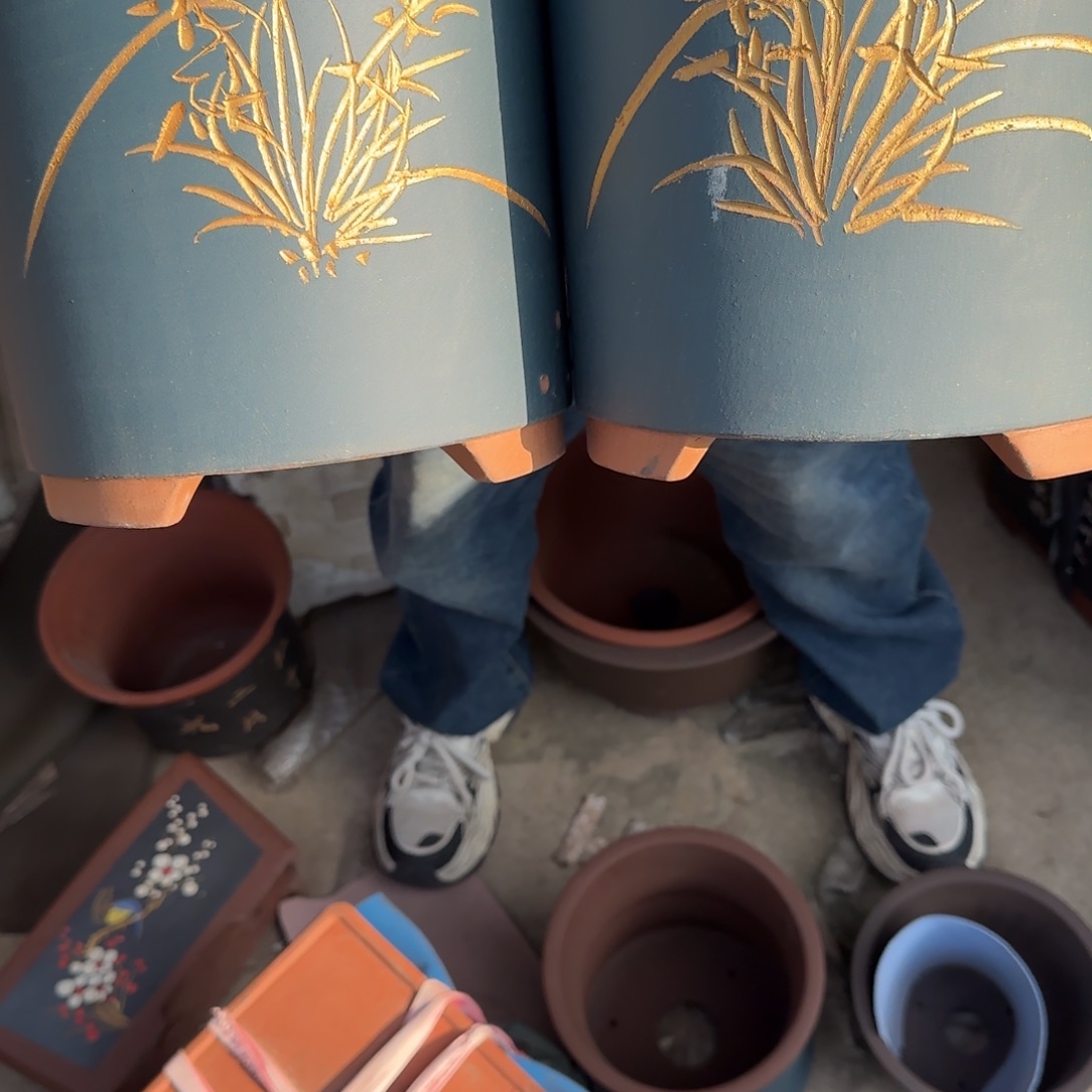 花盆紫砂口径17.22口径