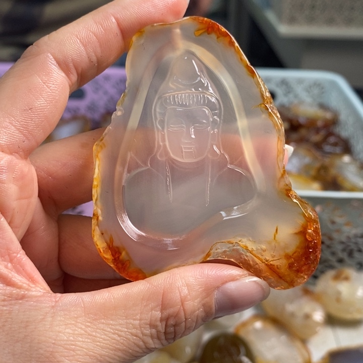 玛瑙/玉髓吊坠(不含链)未镶嵌