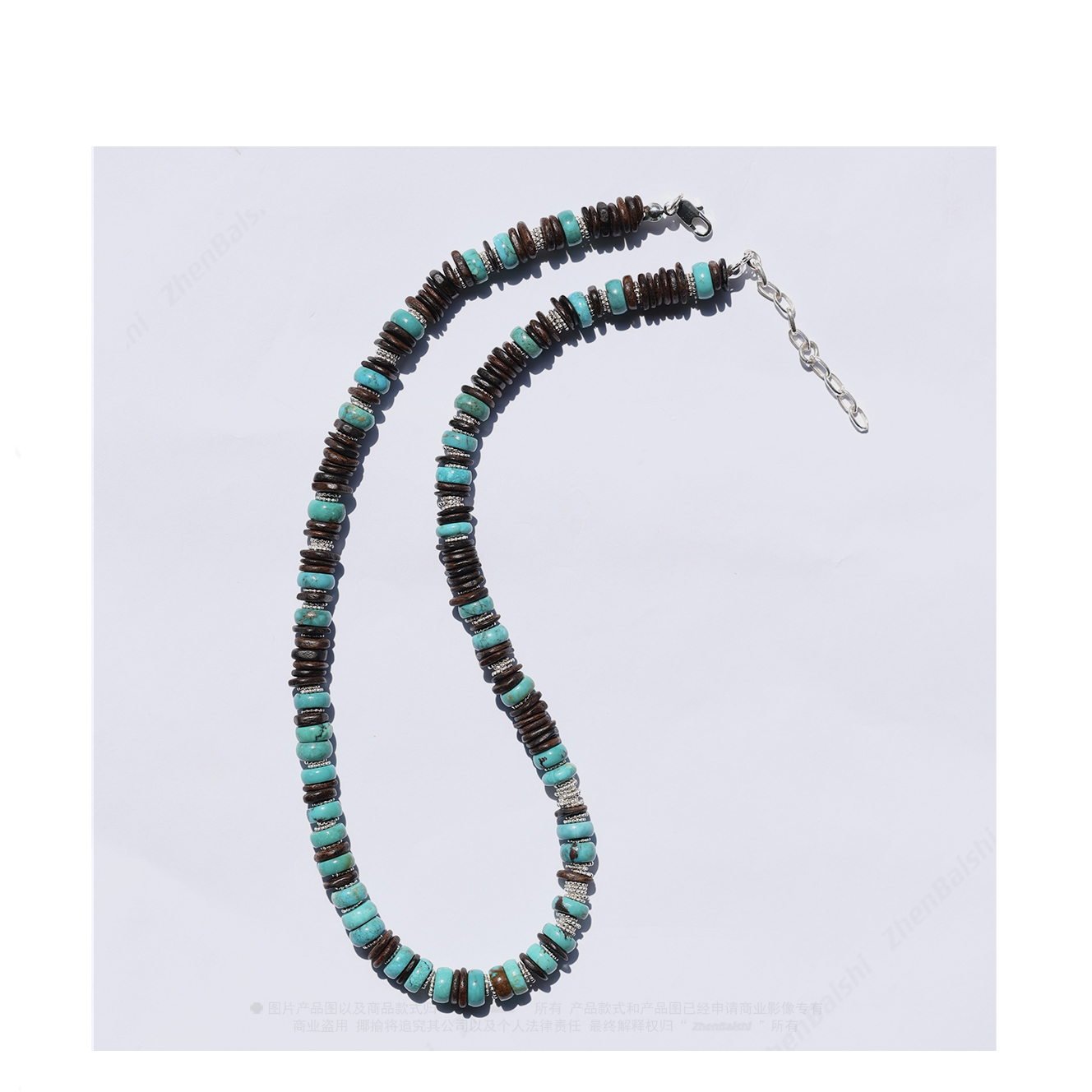 铜合金项链 原创设计高级感拼接项链【20768】