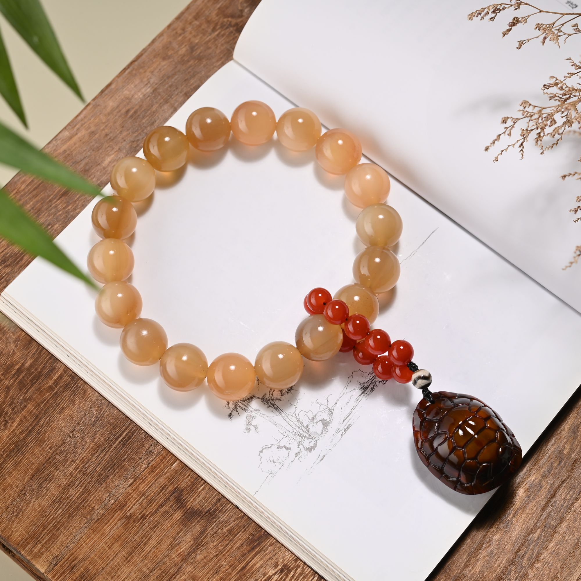 非金属珐琅手链 【吾心原创】天然藏羊角十八子手持2.0