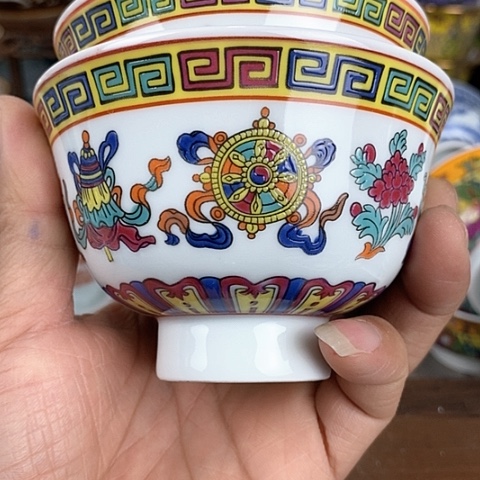 景德镇陶瓷藏式茶碗
