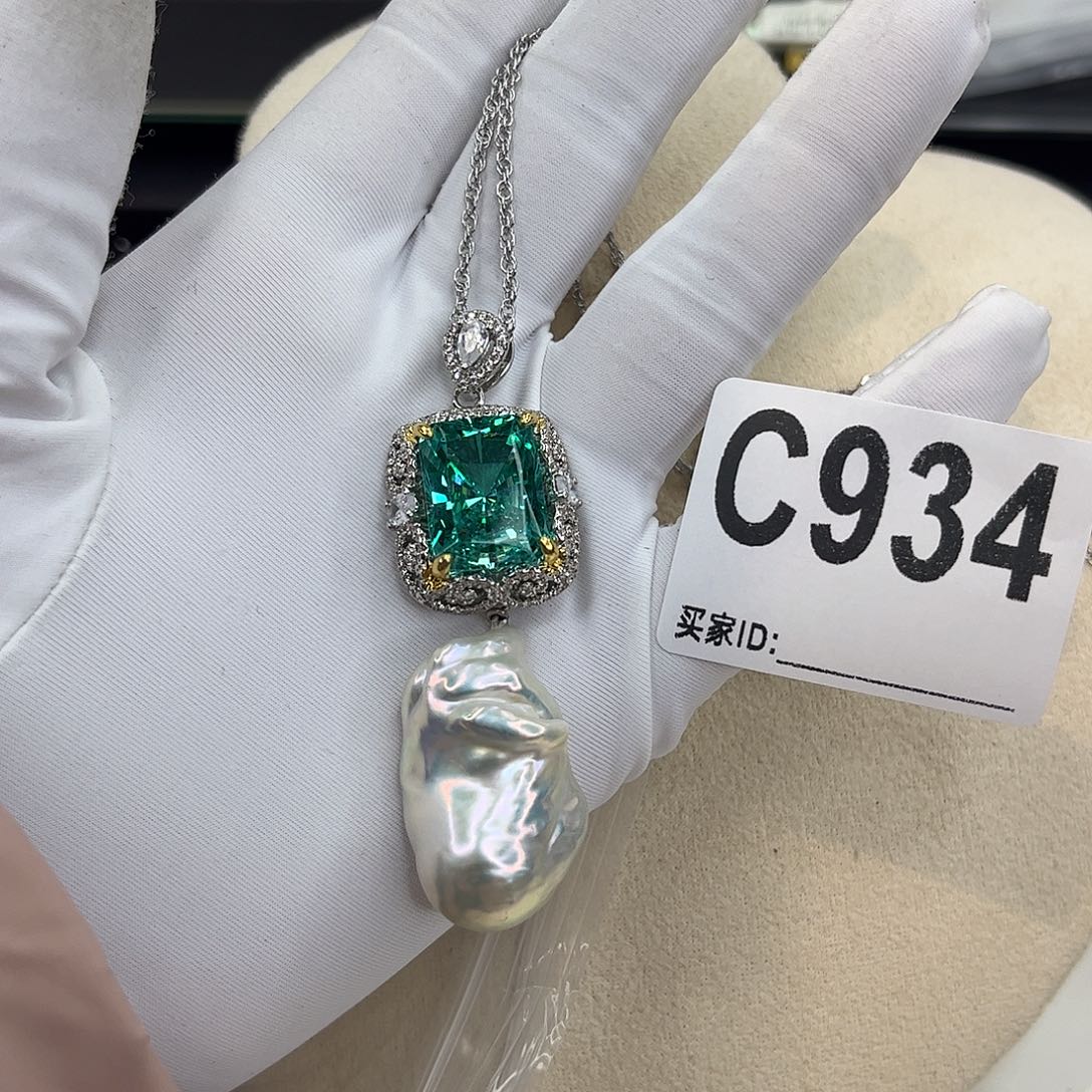 淡水珍珠合金耳饰