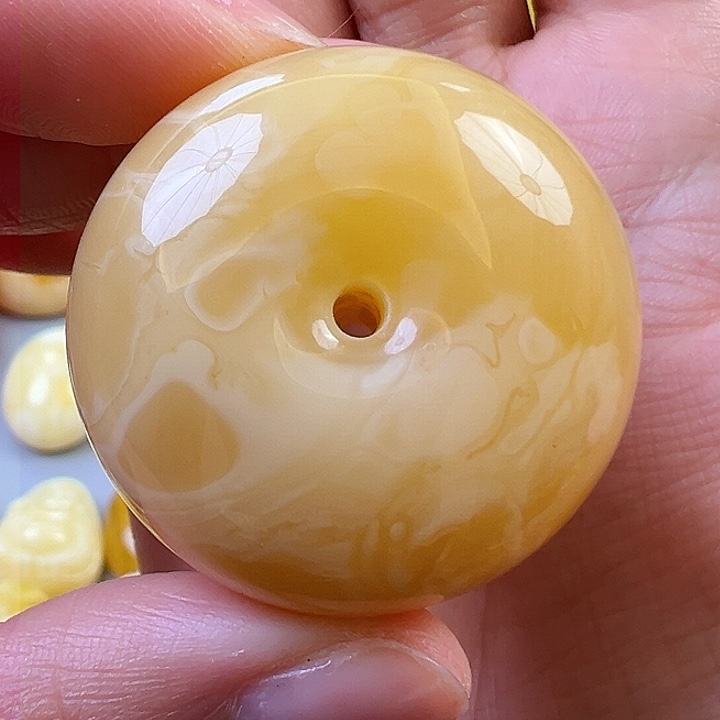 蜜蜡颈饰未镶嵌蜜蜡