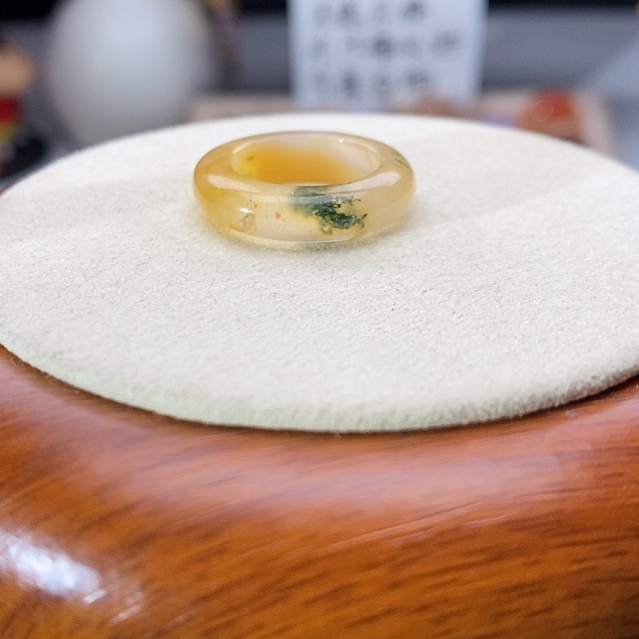 玛瑙/玉髓未镶嵌戒指A 30不退换港9内径15.3