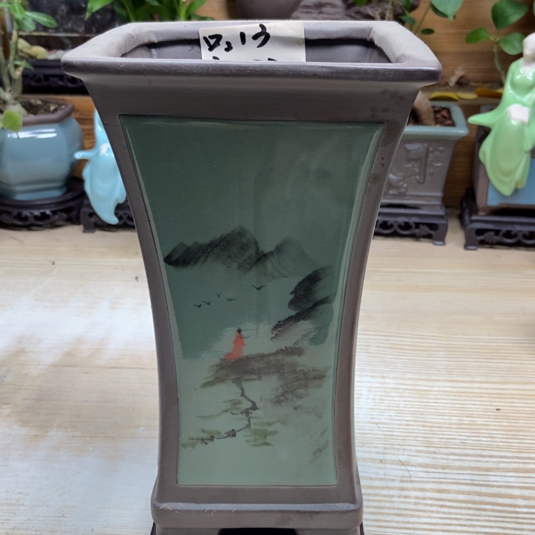 瓷片陶瓷花盆陶瓷艺术