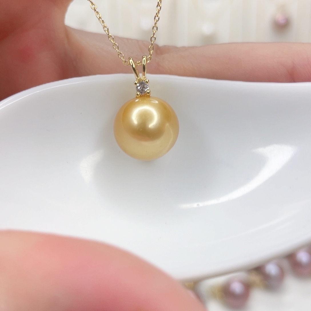 淡水珍珠未镶嵌吊坠(赠链)