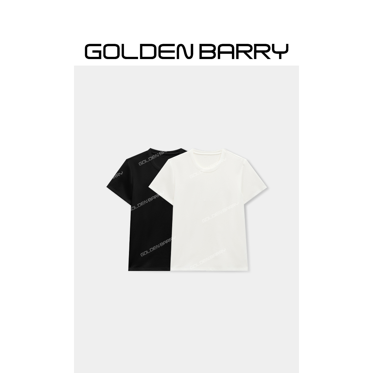 GOLDENBARRY|201036“柔光T”圆领天丝羊毛短袖T恤