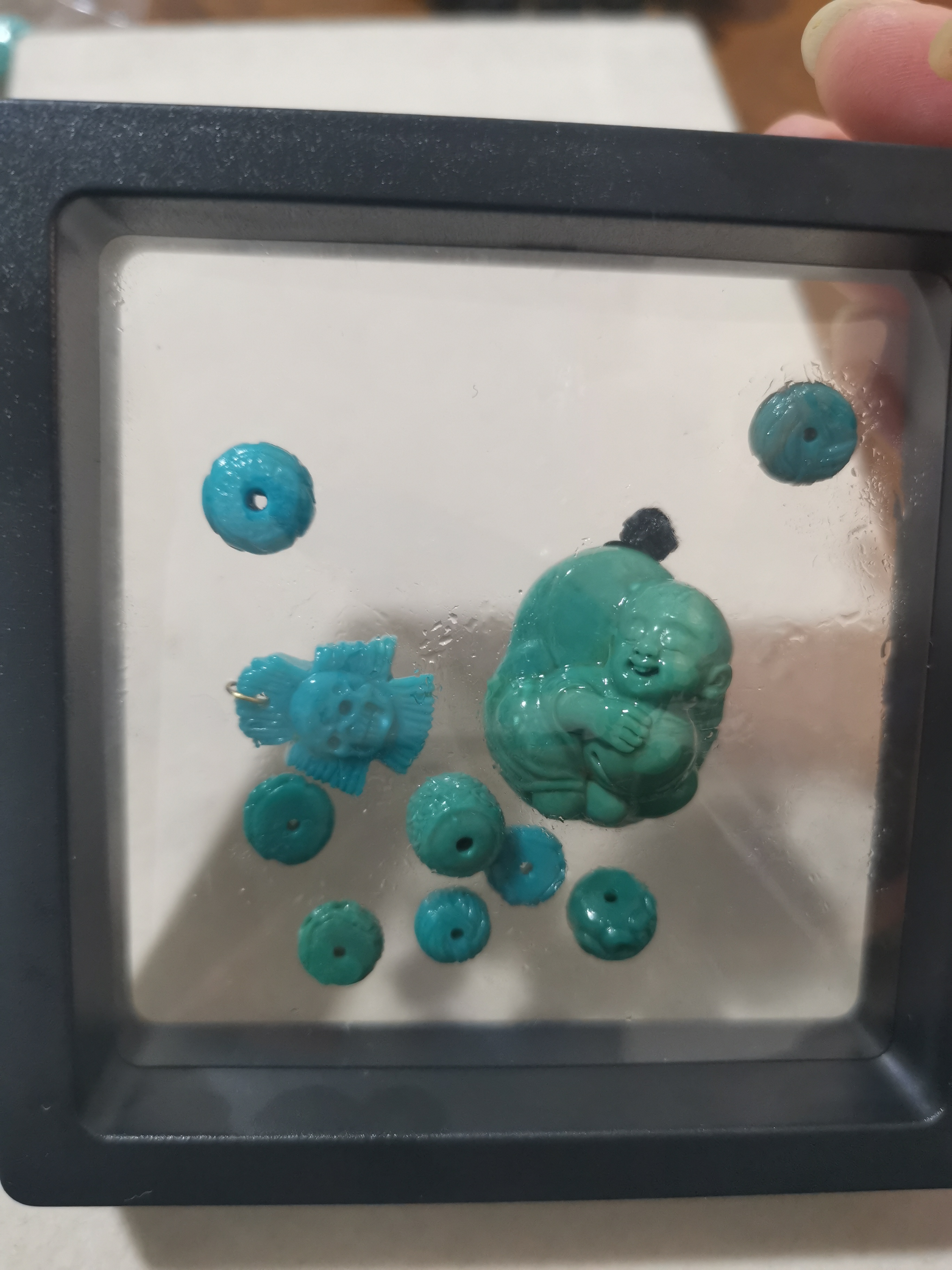 绿松石文玩雕刻配饰