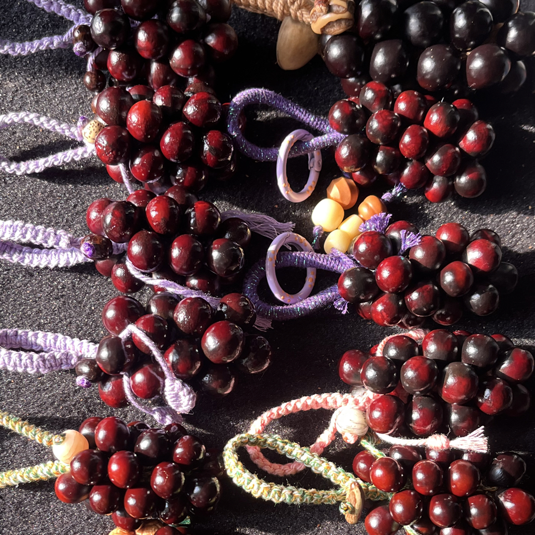 无患子葡萄串纯天然手工制作手工居家挂饰