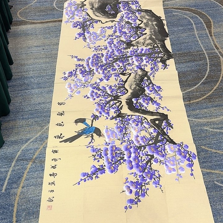 国画不赚钱，就是玩。