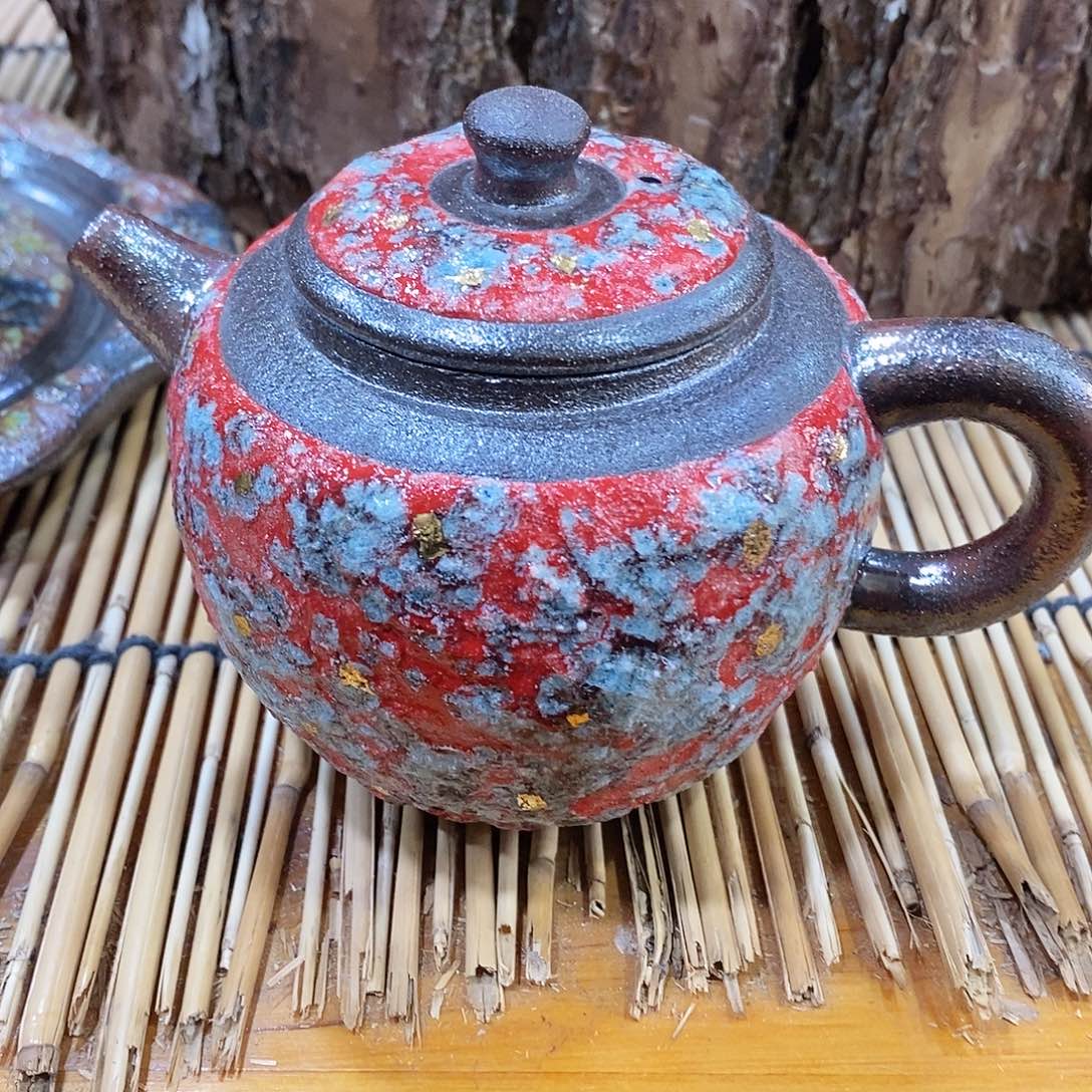 陶志野柴茶器粗陶