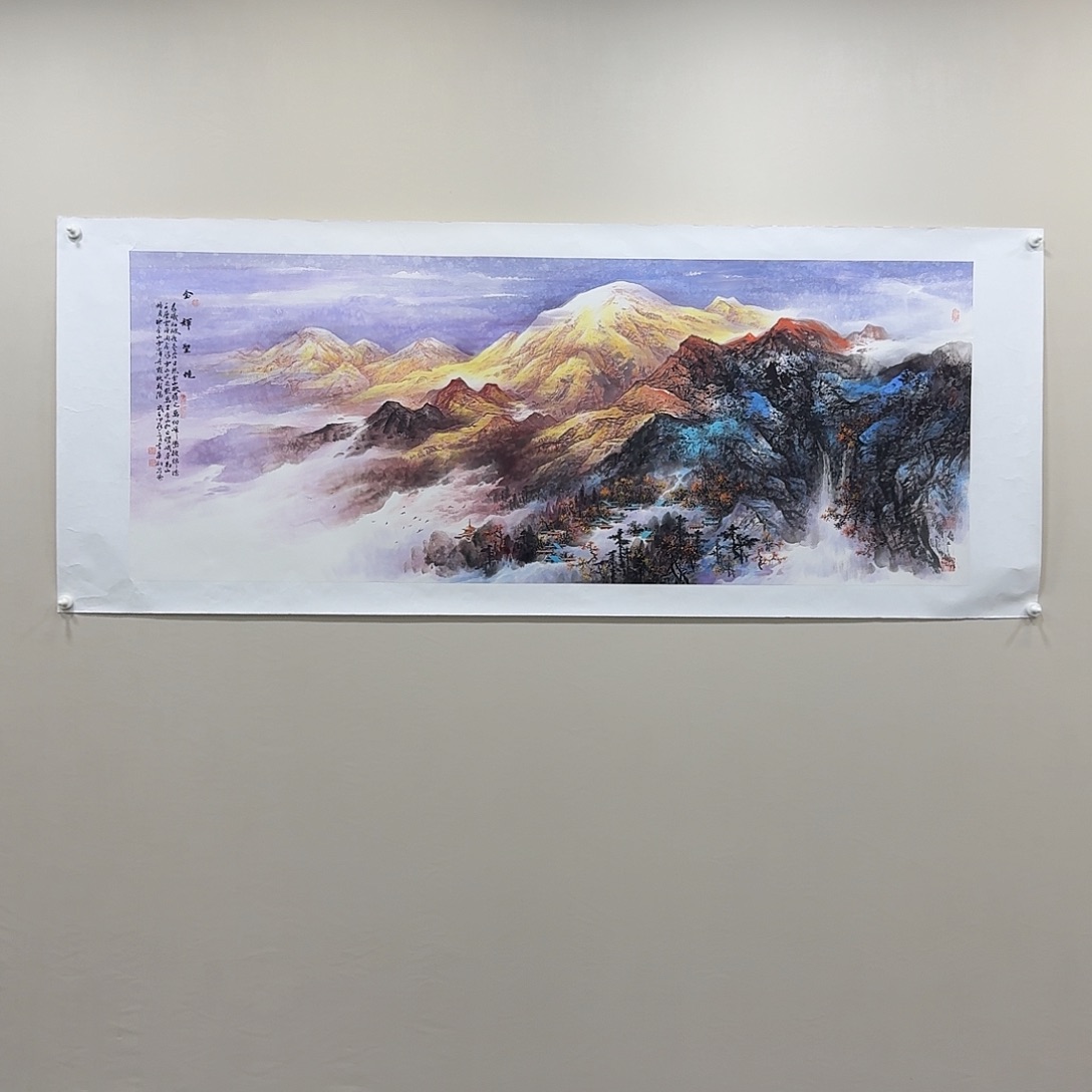 国画天****I韦华初小六尺精品