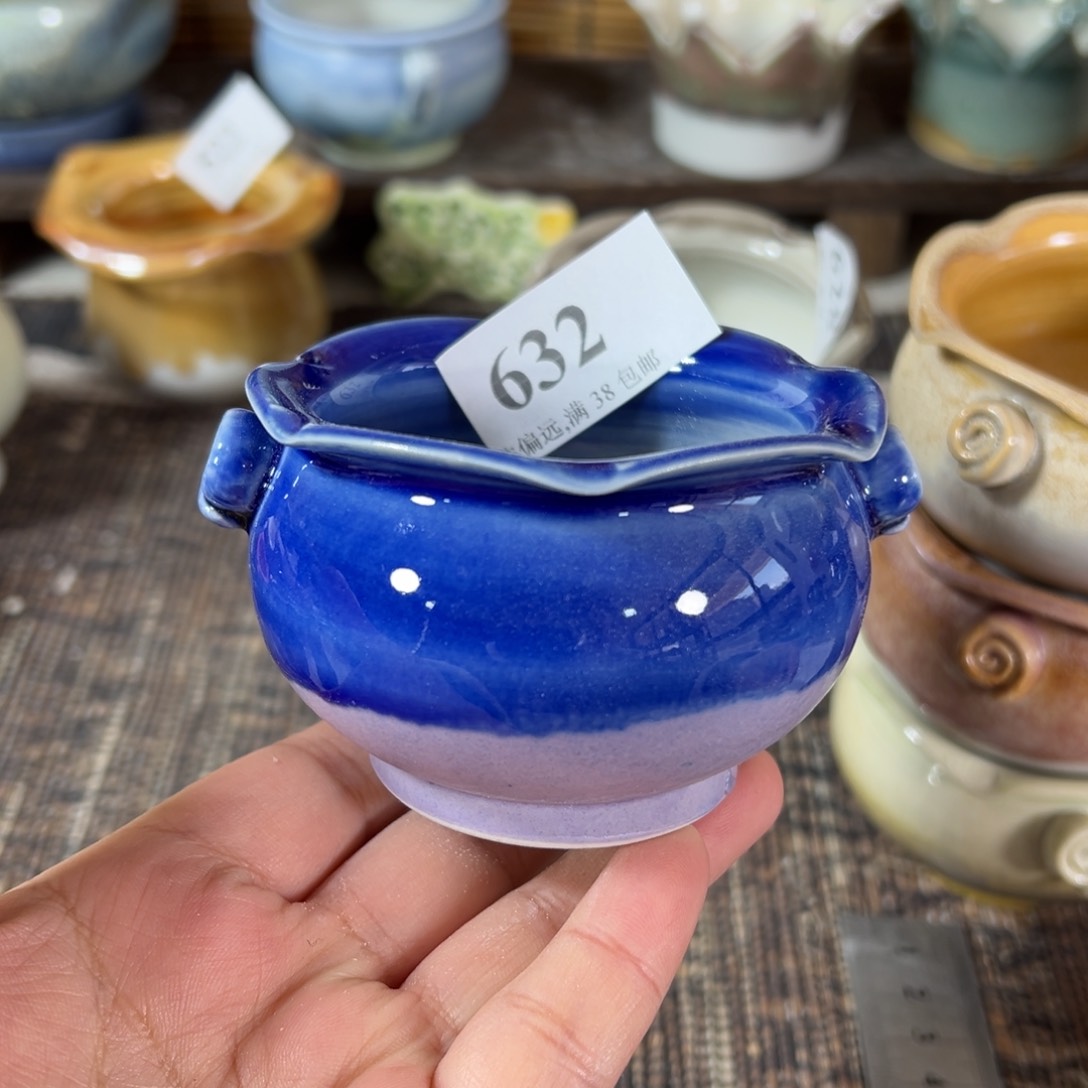 红陶景德镇手工花盆